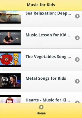 Music for Kids android App screenshot 1